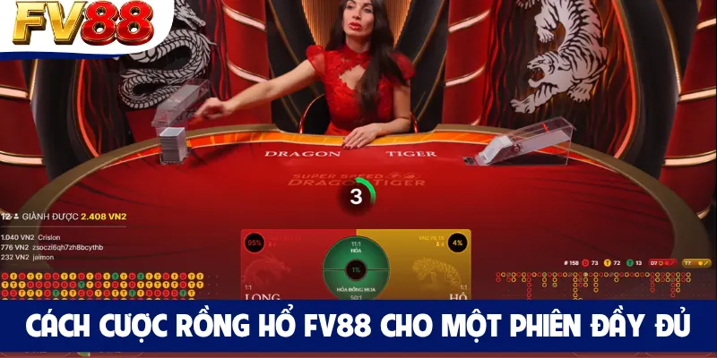 Cách cược Rồng Hổ FV88 cho một phiên đầy đủ