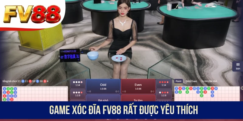 Game Xóc đĩa FV88 rất được yêu thích