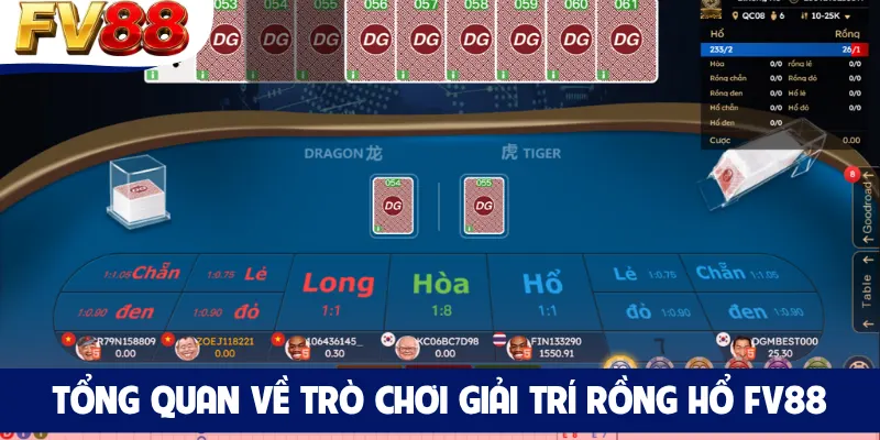 Tổng quan về trò chơi giải trí Rồng Hổ FV88
